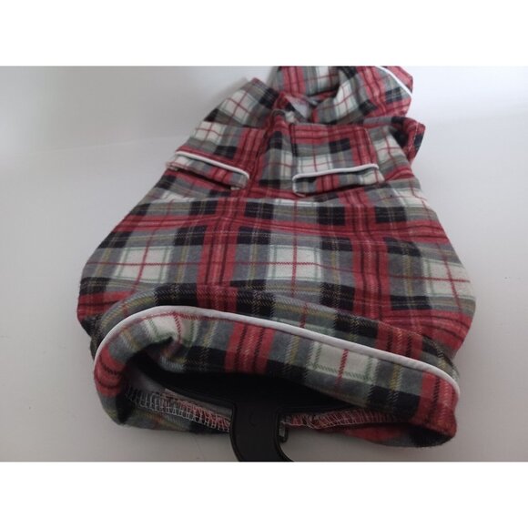 Luvgear Red/White Plaid Small Dog Pyjamas Size S/P # LUVQS11293 - Picture 13 of 16